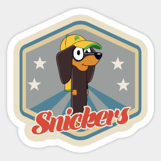 Snickers bluey Sticker